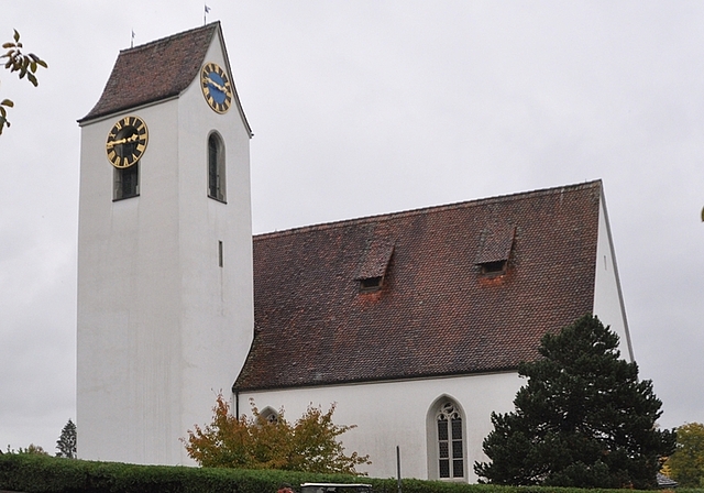 Eine Mehrheit der Maschwander hängt am Frühgeläut um 4.45 Uhr. <em>(Bild W. Schneiter)</em>
