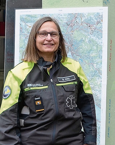 Rettungsdienstleiterin Barbara Kirtz Rettungsdienstleiterin Barbara Kirtz