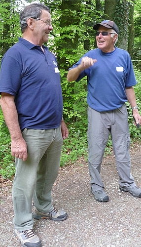 Ueli Beyeler (l.), der neue Kreisleiter «Albis-Reuss».
