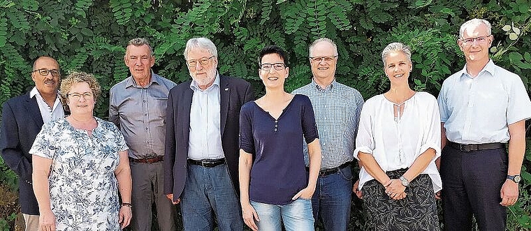 Der Verwaltungsrat des Sozialdienstes Bezirk Affoltern. Von links: Rico Roth, Ursula Junker, Georges Köpfli, Bertram Thurnherr, Isabelle Egger, Christian Bachmann, Gisèle Stoller Laubi und Ronald Alder. (Bild Anita Weber-Egger)