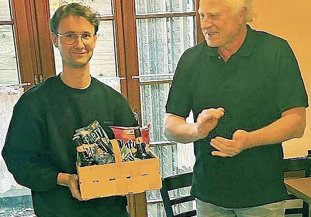 Marlon Loretz übernimmt das Präsidium von Kaspar Köchli.  (Bild zvg)