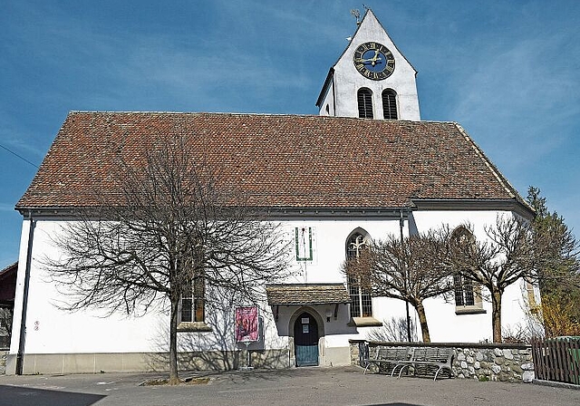 Die Aussenfassade der Kirche Bonstetten soll noch 2021 renoviert werden. (Bild Livia Häberling)