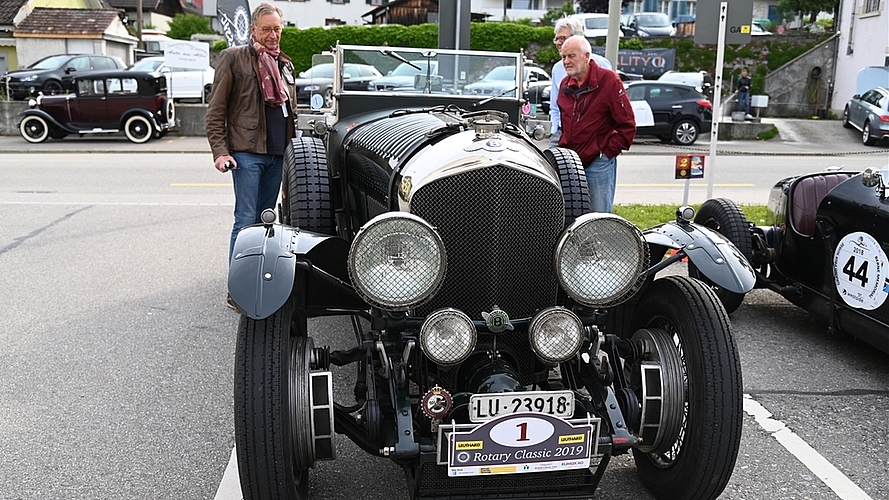 Der Bentley 6,5 L Le Mans Tourer, 1926. <em>(Bilder Martin Mullis)</em> Der Bentley 6,5 L Le Mans Tourer, 1926. <em>(Bilder Martin Mullis)</em>