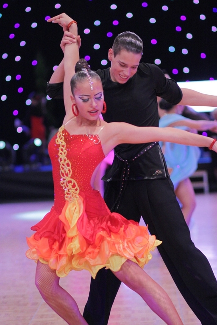 Schweizer-Meister-Titel auch im Latin: Davide und Marisha. (Bild zvg.)