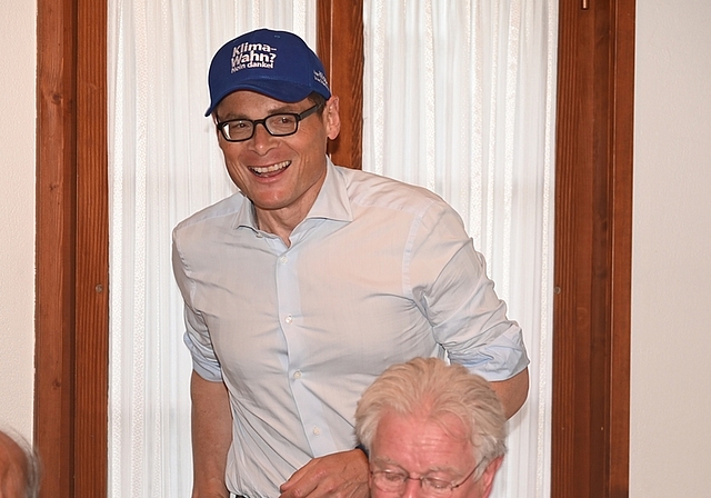 Ständeratskandidat Köppel: Klar, engagiert, fundiert und hemdsärmelig. <em>(Bild Martin Mullis)</em>
