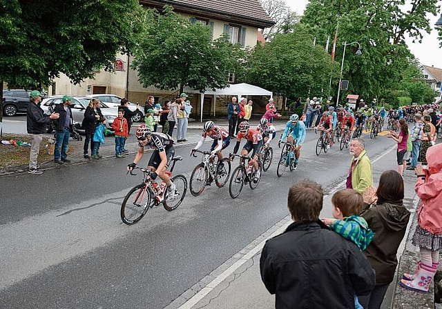 Am 12. Juli 2016 war die Tour de Suisse auf der zweiten Etappe zu Gast im Säuliamt durch Ebertswil, Kappel, Uerzlikon, Rossau, Knonau zurück zum Ziel nach Baar. (Archivbild Martin Platter)
