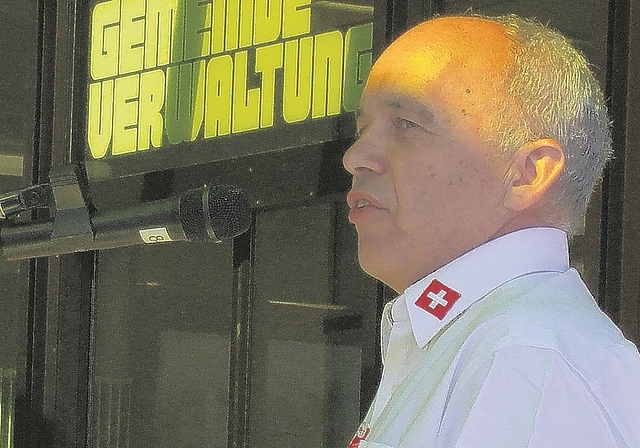 Vor neun Jahren war Ueli Maurer in Affoltern Festredner. (Archivbild)