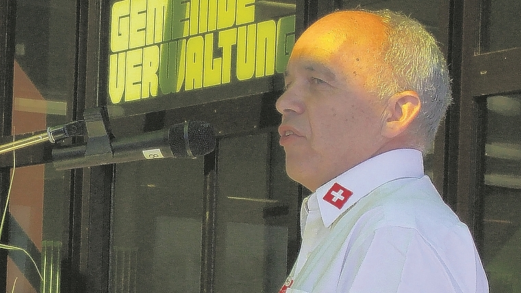 Vor neun Jahren war Ueli Maurer in Affoltern Festredner. (Archivbild)