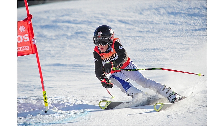 Alon von Schulthess bei seiner erfolgreichen Qualifikationsfahrt in Obersaxen. (Bild Alphafoto) 