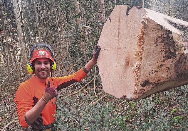 Joa Steiger sieht seine Arbeit im Wald als Engagement für die Natur und die Gesellschaft. (Bild zvg)