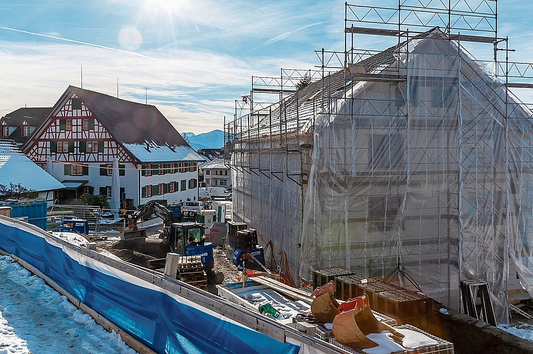 Von 1978 bis heute hat sich die Einwohnerzahl von Hausen verdoppelt, das Wachstum dürfte auch weitergehen: Baustelle am Wigarteweg in Hausen. Von 1978 bis heute hat sich die Einwohnerzahl von Hausen verdoppelt, das Wachstum dürfte auch weitergehen: Baustelle am Wigarteweg in Hausen.