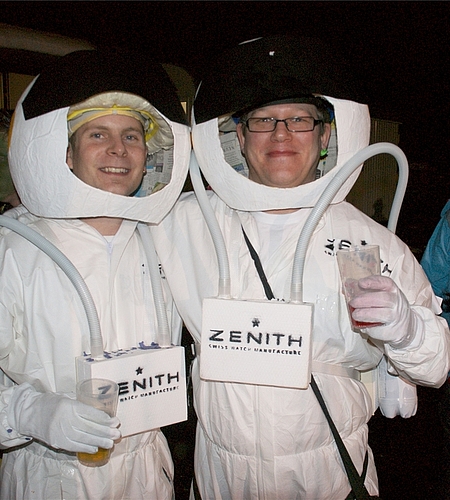 Helden: Felix (re.) und Baumgartner.
