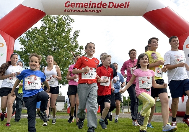 Mit der Teilnahme am «Gemeinde Duell» soll die Bewegung gefördert werden. (Bild zvg.)