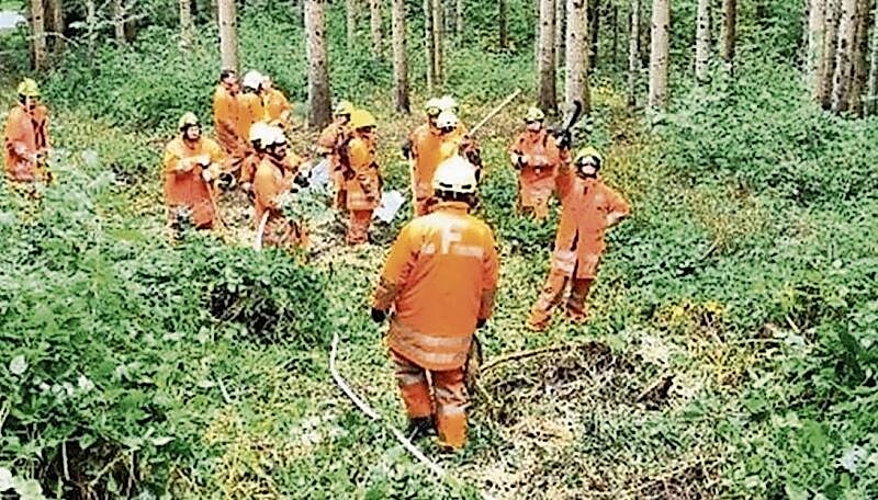 ... hier beim Üben ihres Handwerks. (Bilder zvg)