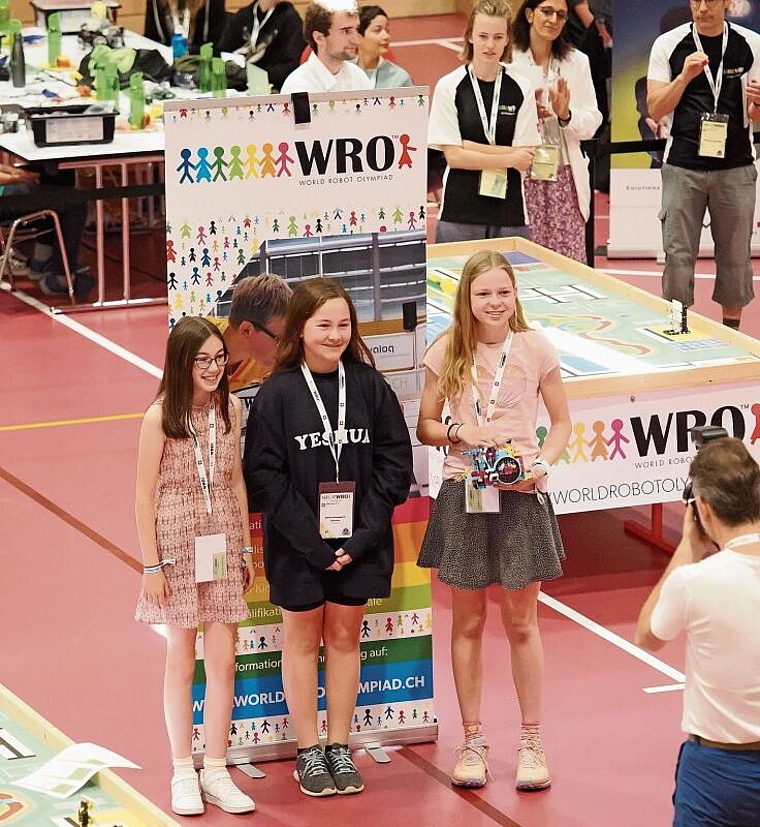 Das Aeugster Junior Team landete im Schweizer Final sensationell auf dem 4. Platz. (Bild zvg.)