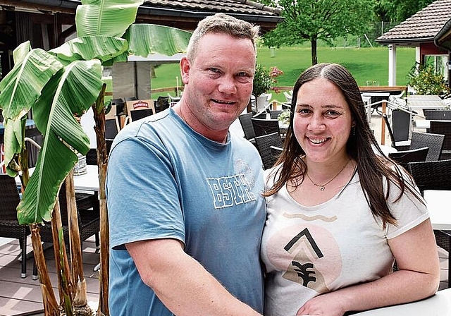 Die Badi-Beiz in Obfelden wird dieses Jahr von Christian und Sandra Häner geführt. (Bild Dominik Stierli)