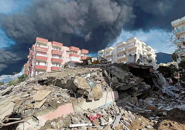 Die Stadt Iskendrun hat es hart getroffen. Rund 2000 Anrufe gingen bei der türkischen Organisation GEA ein. (Bilder zvg.)
