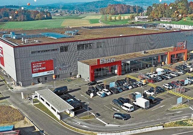 Der OBI-Baumarkt in Affoltern eröffnete im Oktober 2021, kurz darauf, im November, Möbel Pfister. (Archivbild Davide Wyss)