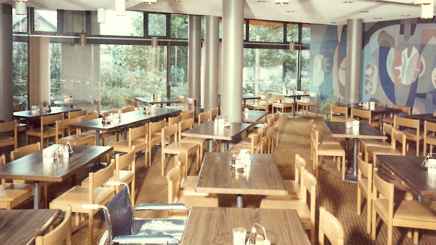...und der Einblick in den alten Speisesaal. (Bilder zvg.)