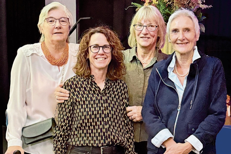 Das OK von links: Karin Seeger, Corinne Signer, Ruth Meierhofer und Ursula Nievergelt. (Bild Brigitte Reemts Flum)