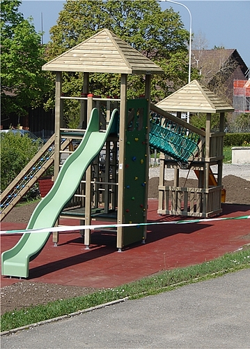 Der Spielturm.