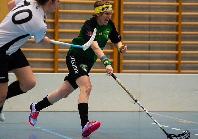 Bislang nicht zu stoppen: die Damen von Floorball Albis. <em>(Bild zvg.)</em>