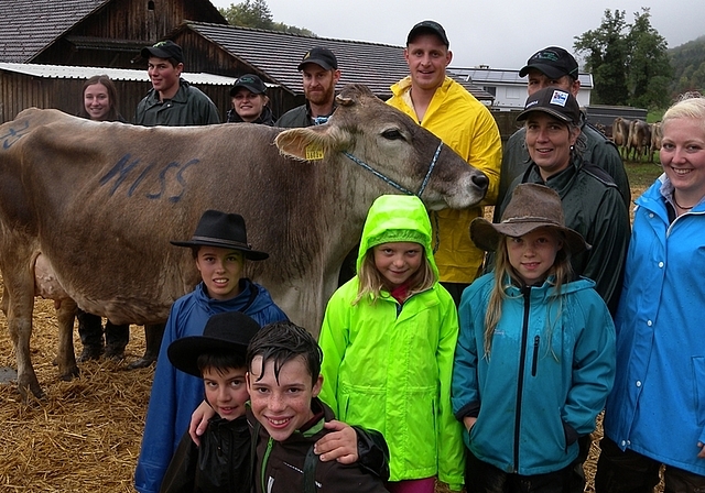 Die Familie Abächerli freut sich riesig über ihre Miss. <em>(Bilder Marianne Voss)</em>