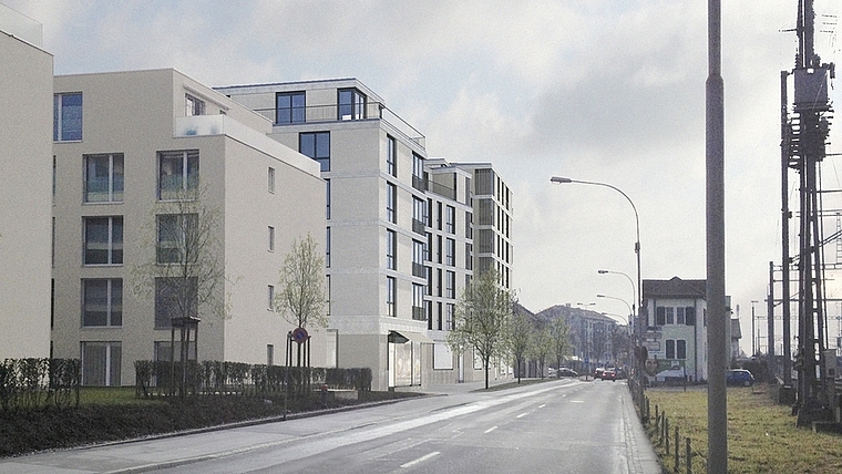 Eine Konzentration der Entwicklung auf die urbane Wohnlandschaft in Affoltern (Bild: Visualisierung der neuen Zentrumsüberbauung) und Hedingen sei weder möglich noch zweckmässig, findet die ZPK. (Archivbild)