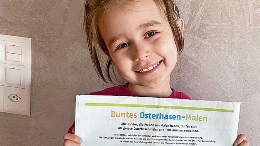 Zoe Kasbashis (6) Mutter Maddalena Fraschina aus Affoltern hat dieses bezaubernde Bild ihrer Tochter samt Zeichnung geschickt.