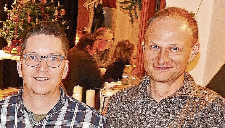 Das GP-Osterhas-OK besteht nur noch aus einem Trio, dem die beiden Säuliämtler René Graf, links, und Geri Felsberger sowie Urs Staub (nicht auf dem Foto) angehören. (Bild Martin Platter)