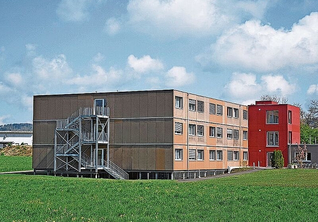 Im Provisorium auf dem Giessenareal sind zurzeit 20 Zimmer frei. (Bild Livia Häberling)