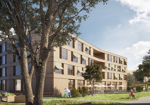 So soll das neue Haus zum Seewadel künftig aussehen. (Visualisierung zvg.)