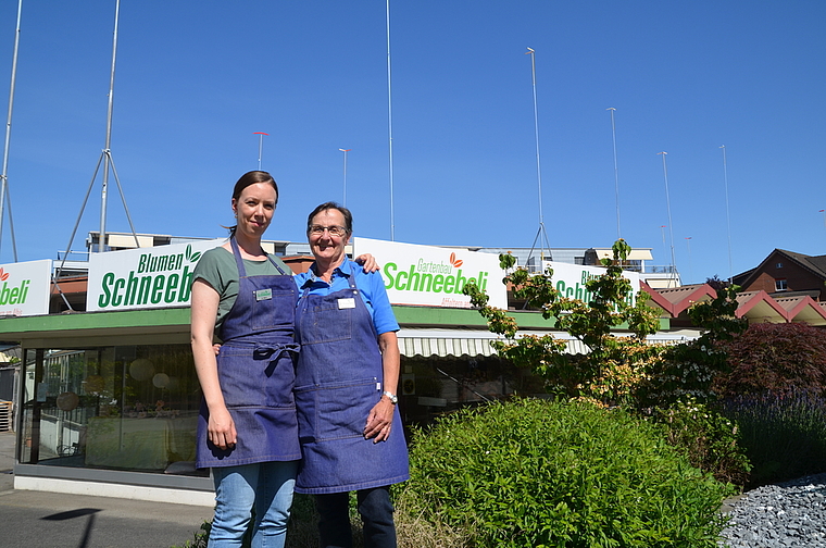 Neubau geplant: Monika Schneebeli (rechts) und ihre Stellvertreterin und künftige Nachfolgerin Gloria Mark. (Bild Thomas Stöckli)