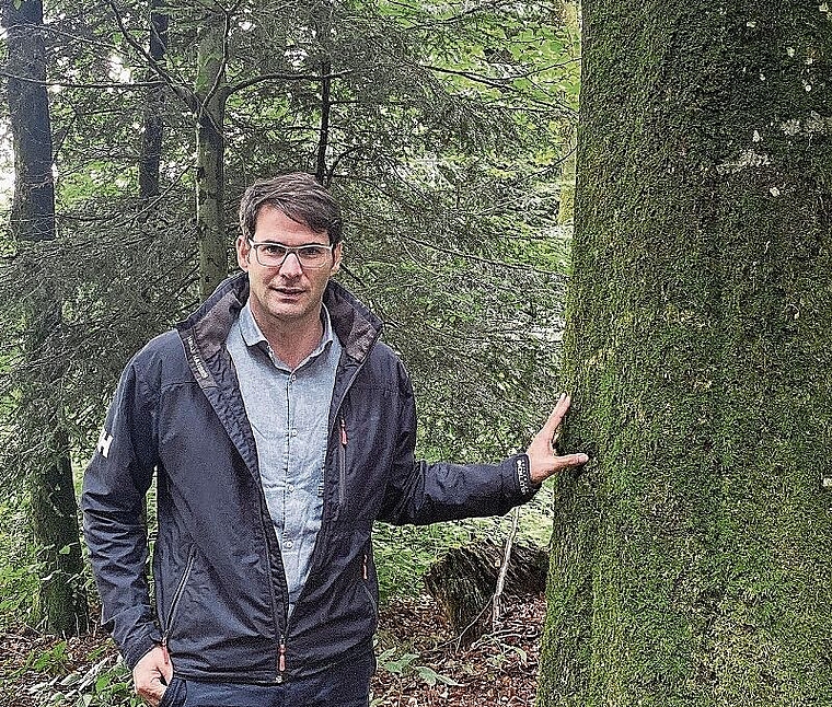 Kreisforstmeister Jürg Altwegg ist für die Planung der Wälder im Bezirk Affoltern verantwortlich. (Bild Marianne Voss)