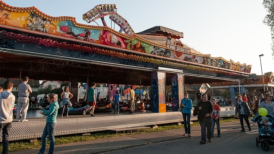 Der Autoscooter darf an der Chilbi nicht fehlen. (Bilder Andrea Bolliger)
