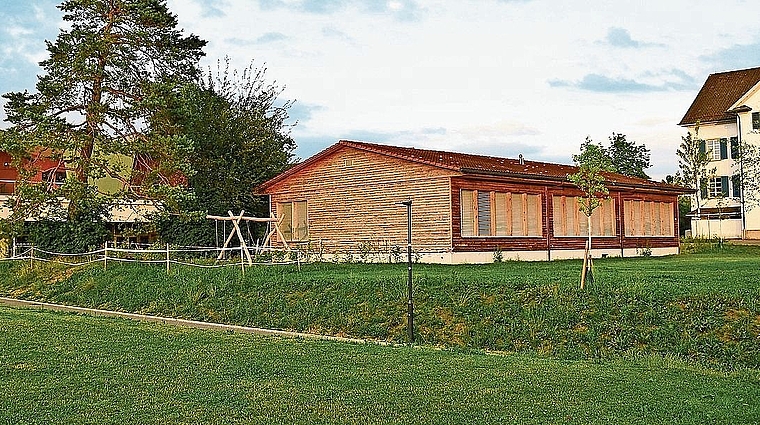 Der Kindergarten-Pavillon in Mettmenstetten soll einem Neubau weichen. (Archivbild Dominik Stierli)
