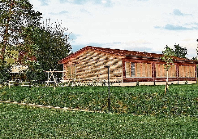 Der Kindergarten-Pavillon in Mettmenstetten soll einem Neubau weichen. (Archivbild Dominik Stierli)