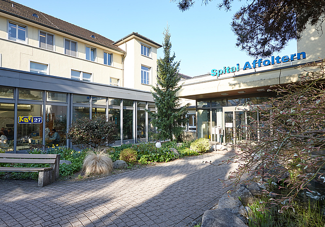 Tödliche Schüsse im Spital Affoltern. (Bild zvg.)