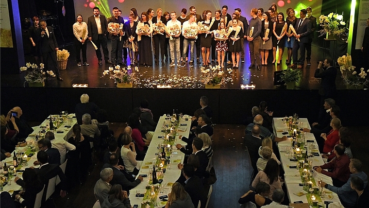 Das Finale der Säuliämtler Sports Awards mit allen Nominierten. (Bild Martin Platter)