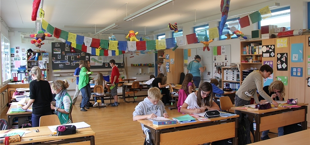 Die 6. Klasse von Carola Berendts in Aeugst. (Bilder zvg.)
