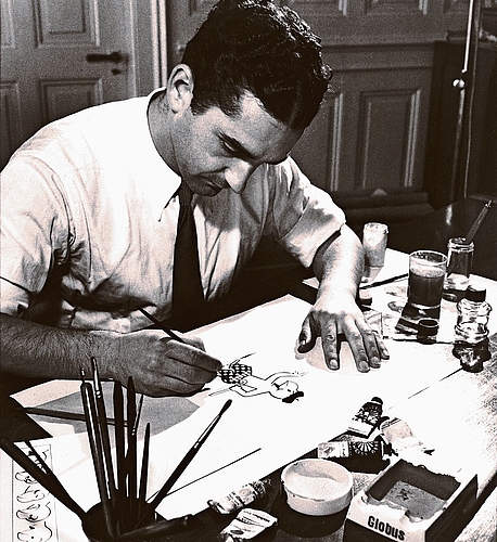 Der Zeichner Robert Lips erschuf mit Globi eine Figur, die nicht nur Kindern Freude machte. (Bild Orell Füssli Verlage AG, Globi Verlag)