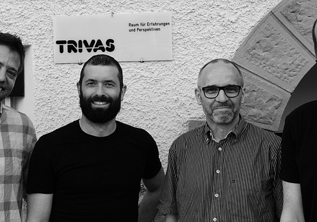  Stehen gemeinsam für Lift ein, von links: Xavier Nietlisbach (Präsident Lehrstellenforum), Oliver Engeler (Modulleiter Lift), René Schneebeli (Arbeitgeberverband) und Olivier Hofmann (Präsident Bezirksgewerbeverband). (Bild zvg.)