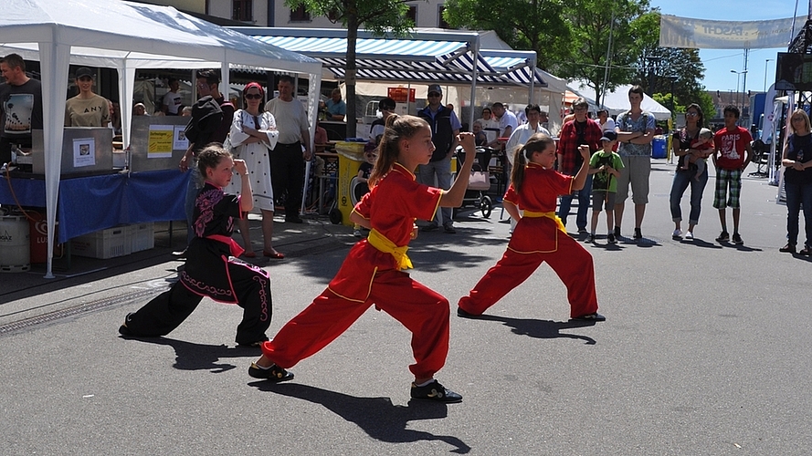 Kung-Fu-Vorführungen am Samstagnachmittag... Kung-Fu-Vorführungen am Samstagnachmittag...