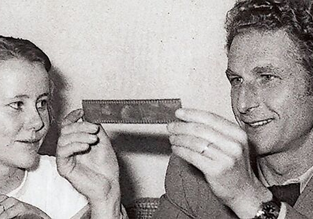 Das junge Ehepaar Anita und Kaspar Ilg 1956. (Bilder zvg.)