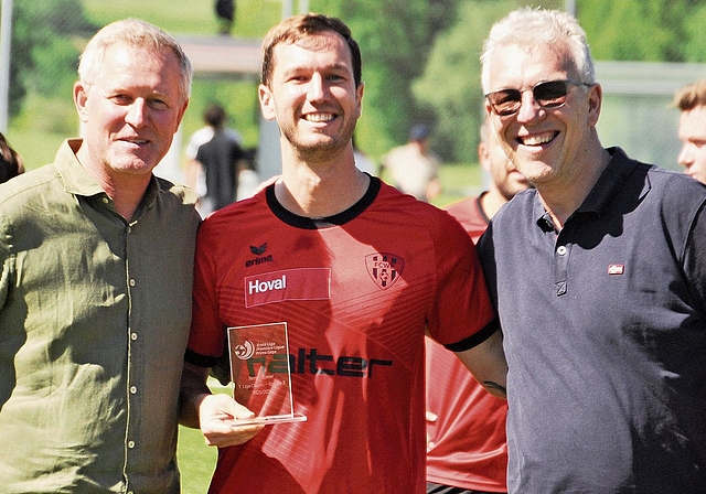 Flavio Peter, bester Spieler der Saison. (Bild Kaspar Köchli)