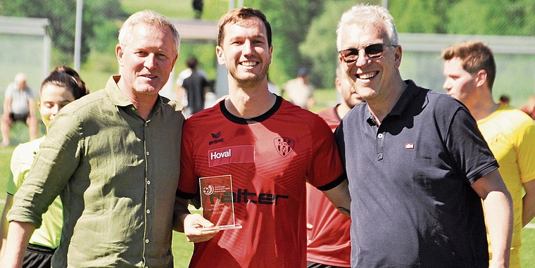 Flavio Peter, bester Spieler der Saison. (Bild Kaspar Köchli)