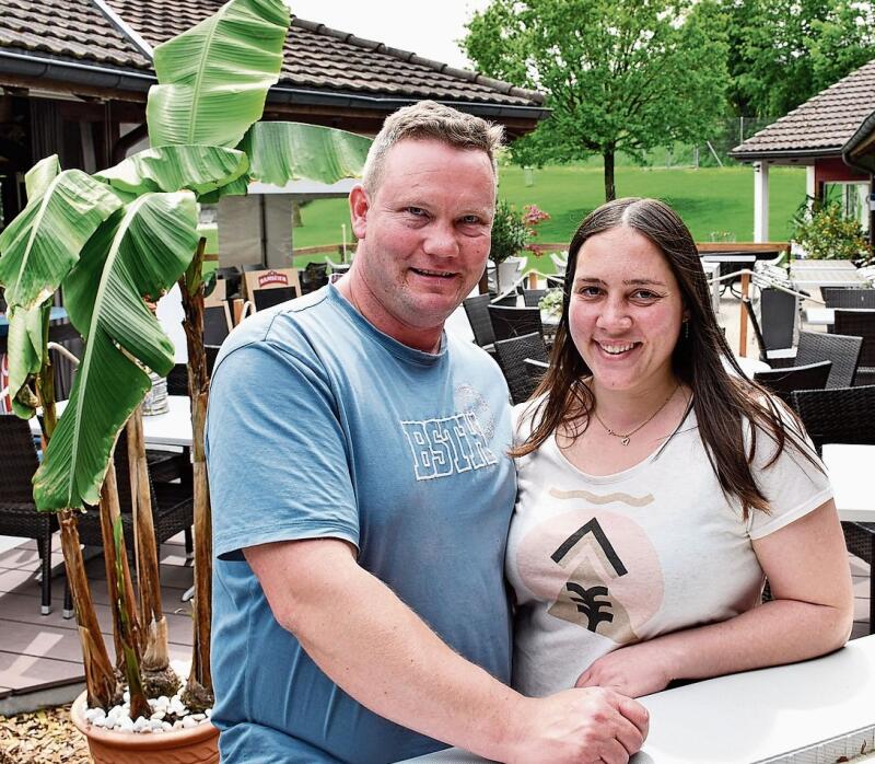Die Badi-Beiz in Obfelden wird dieses Jahr von Christian und Sandra Häner geführt. (Bild Dominik Stierli)
