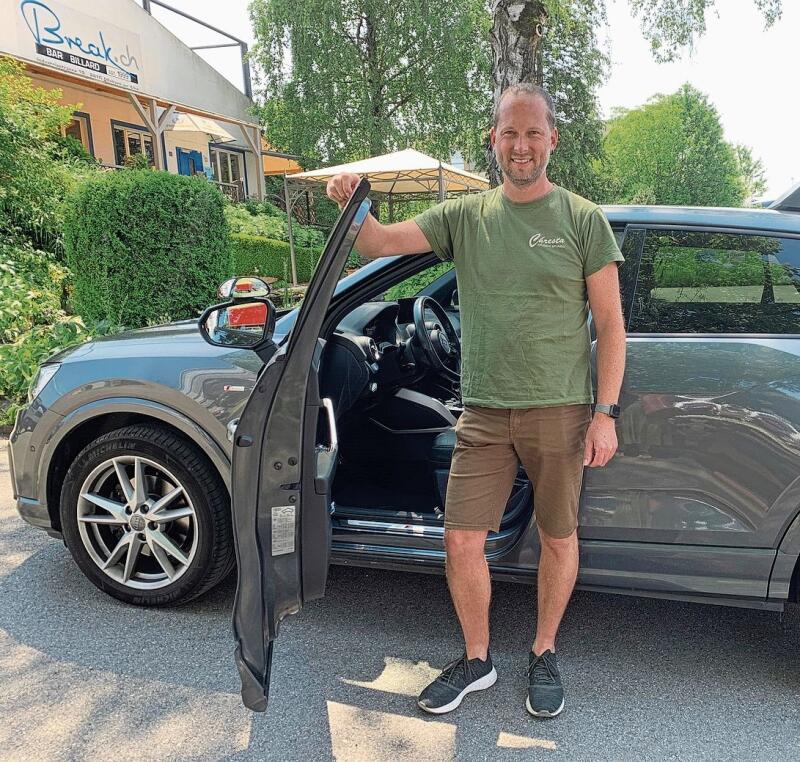 Che Chresta, Geschäftsführer bei der Fahrschule Chresta. (Bild Livia Häberling)