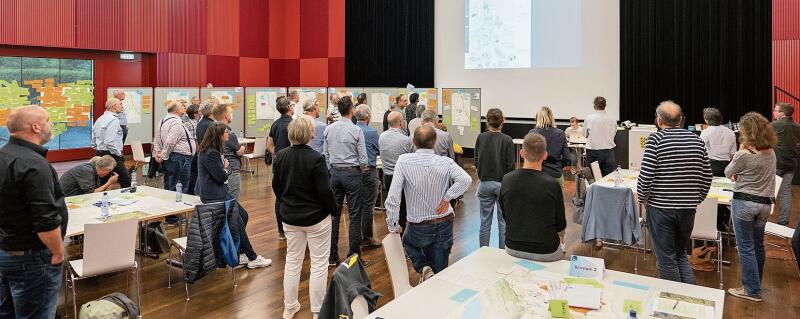Mit der spontan gezeichneten Visualisierung vor Augen liessen sich Visionen konkretisieren. (Bild Yuri Schmid)