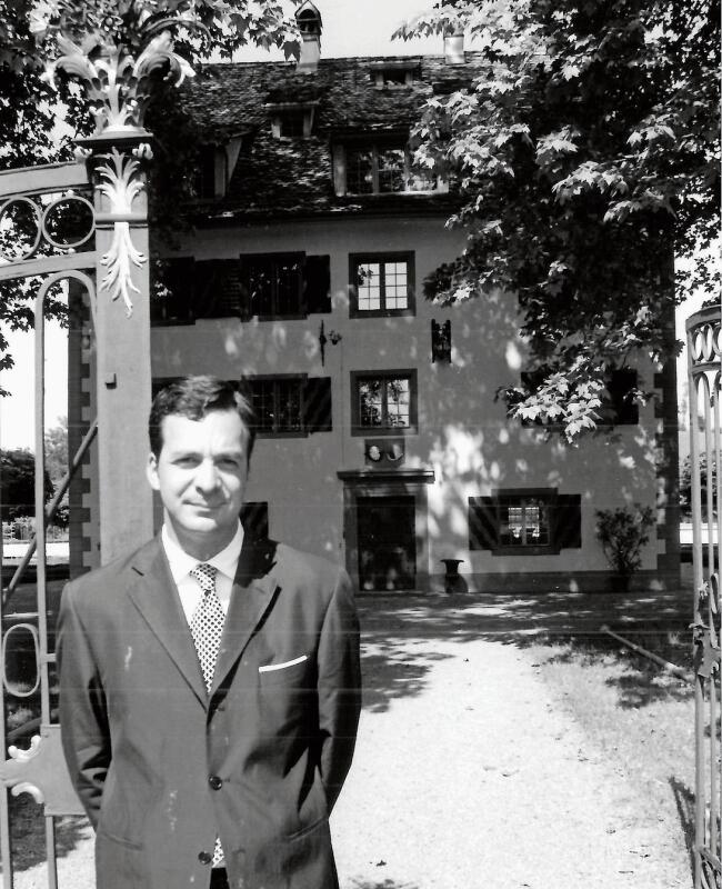 Jörg von Sachsen im Sommer 1998, unmittelbar nach dem Erwerb des Schlosses Knonau. (Archivbild «Anzeiger»)